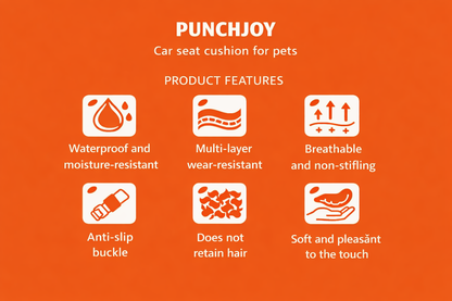 Dog Car Seat Cover — Waterproof & Non-Slip Protection
