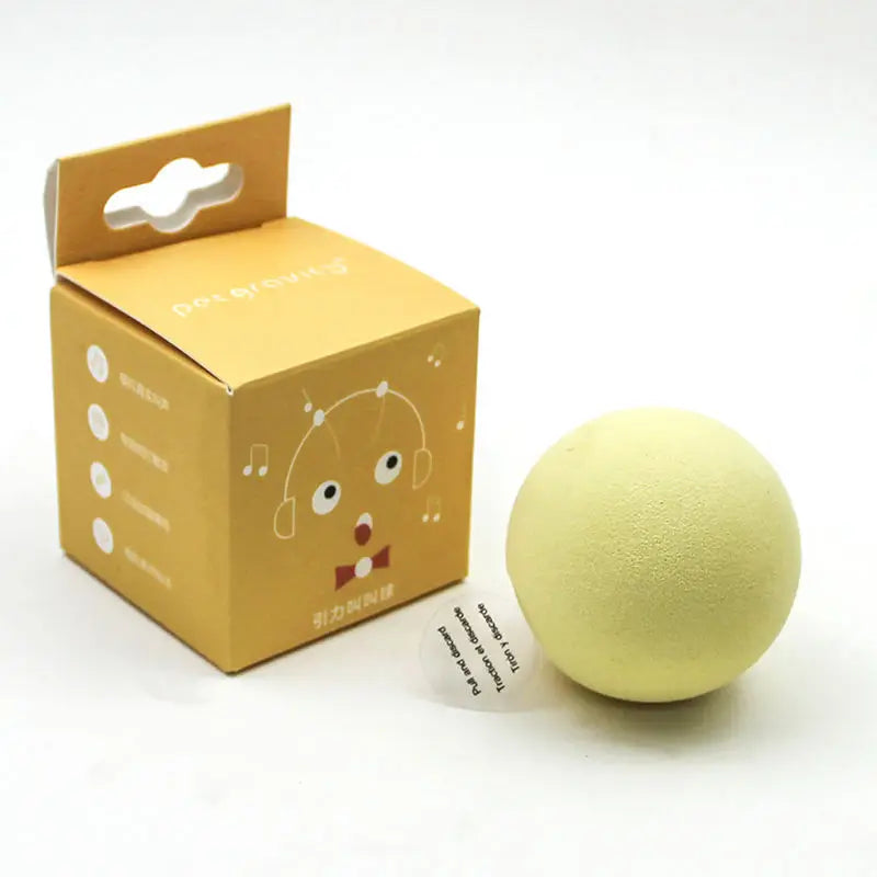Interactive Non-Toxic Durable Rubber Dog Ball - Soft, Colorful Chew Toy for Indoor Boredom Relief