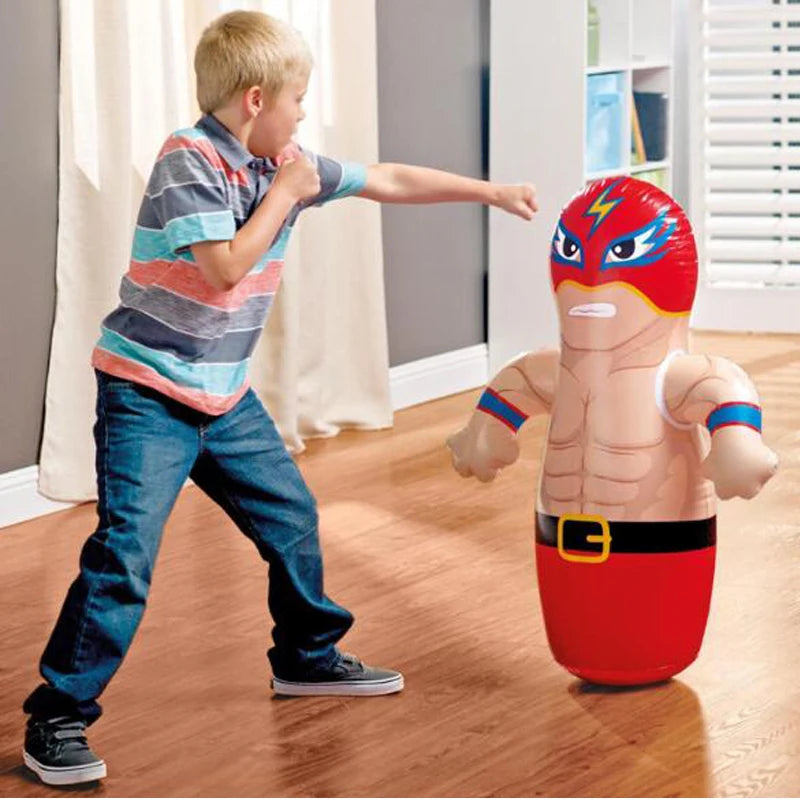 Inflatable Tumbler Boxing Bag - Engaging Parent-Child Sport Toy for Boys and Girls, Ideal for Christmas and Birthday Gifts
